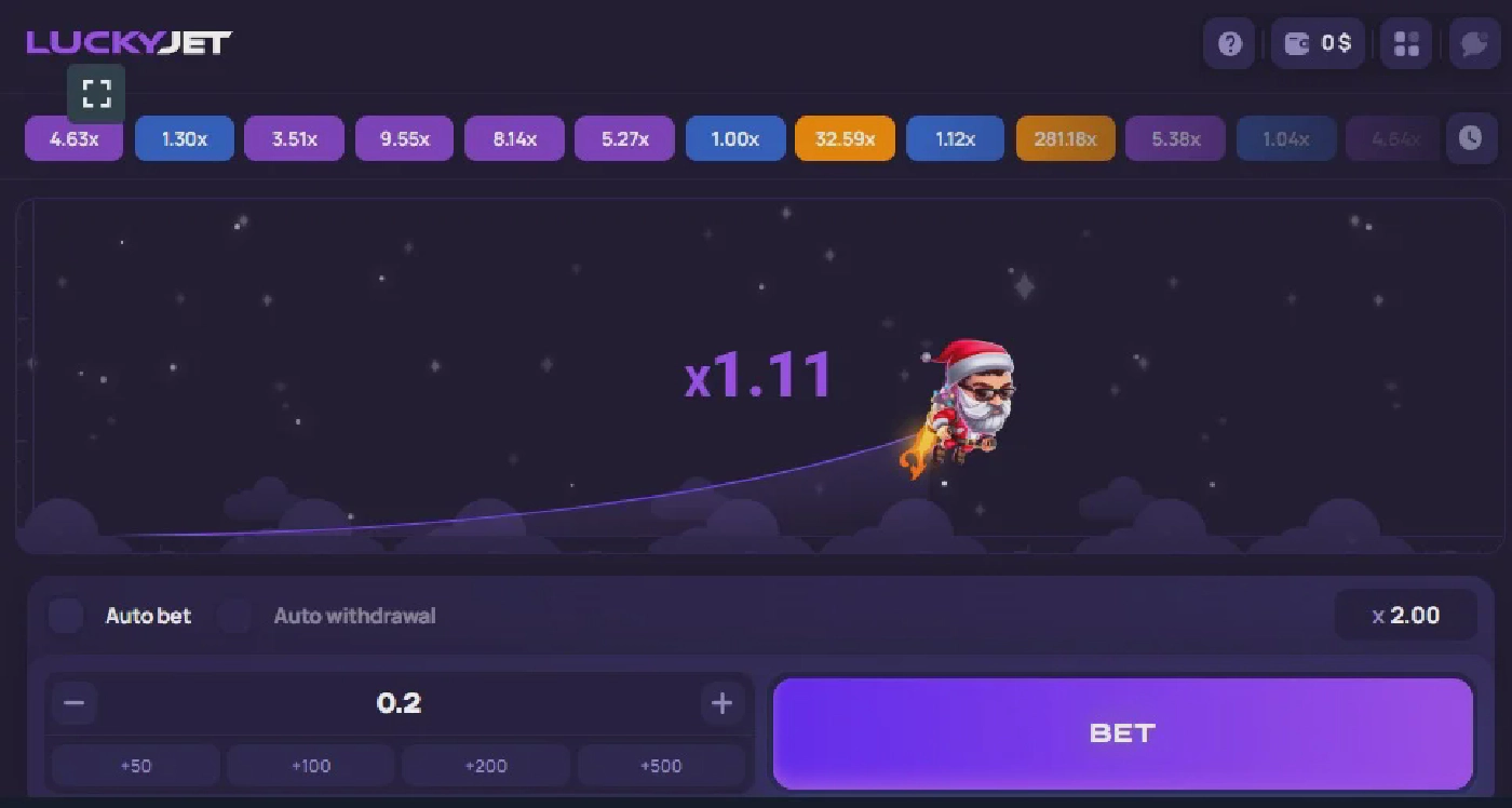 1win LuckyJet game